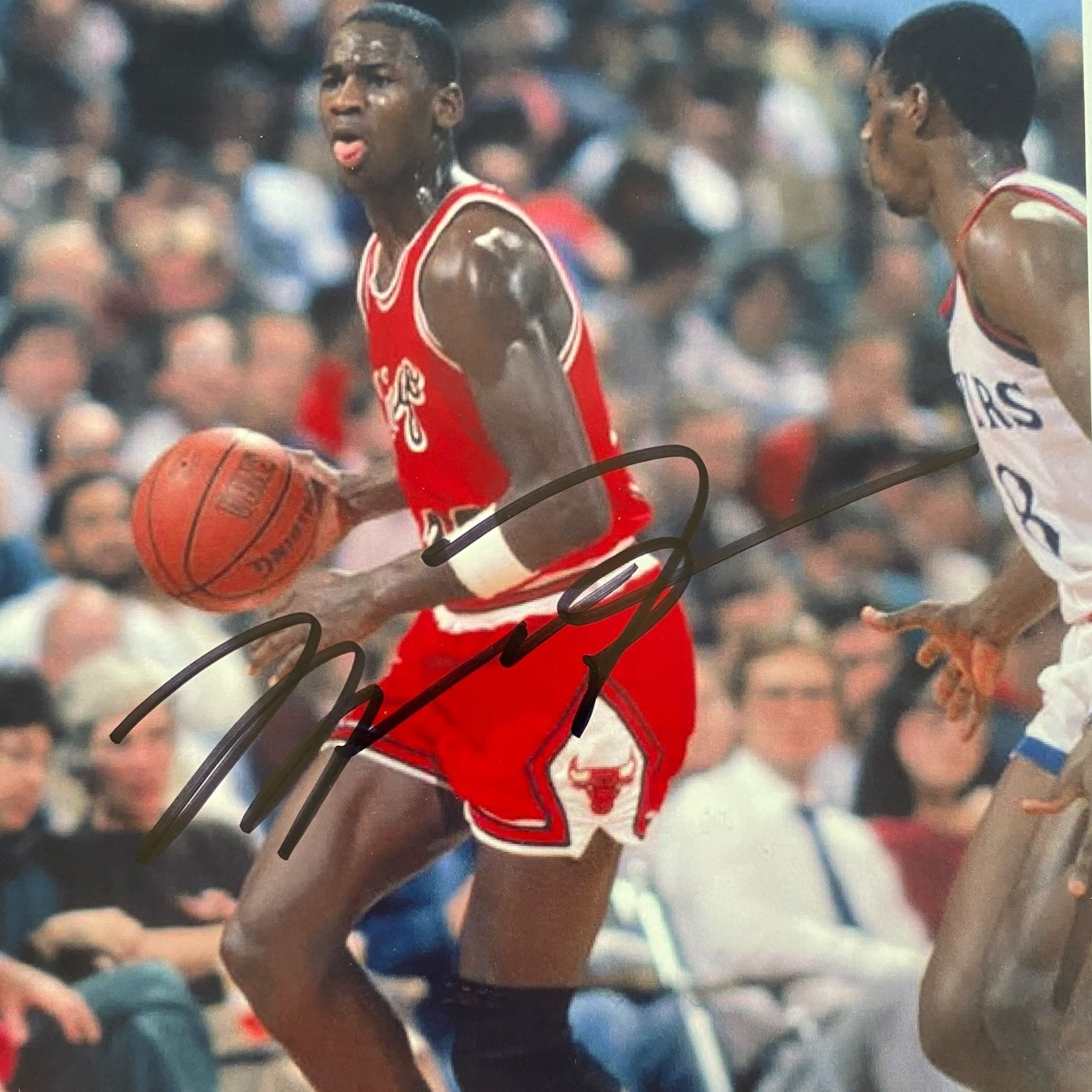Fotografía firmada de Michael Jordan con certificado de autenticidad