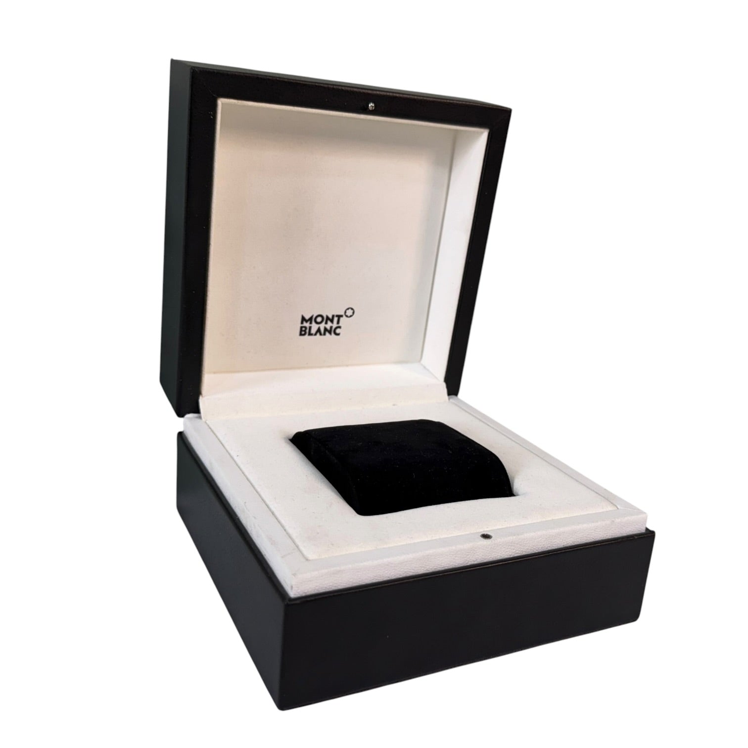 Set de Presentación Montblanc: Caja de Reloj, Estuche de Piel y documentos Meisterstück