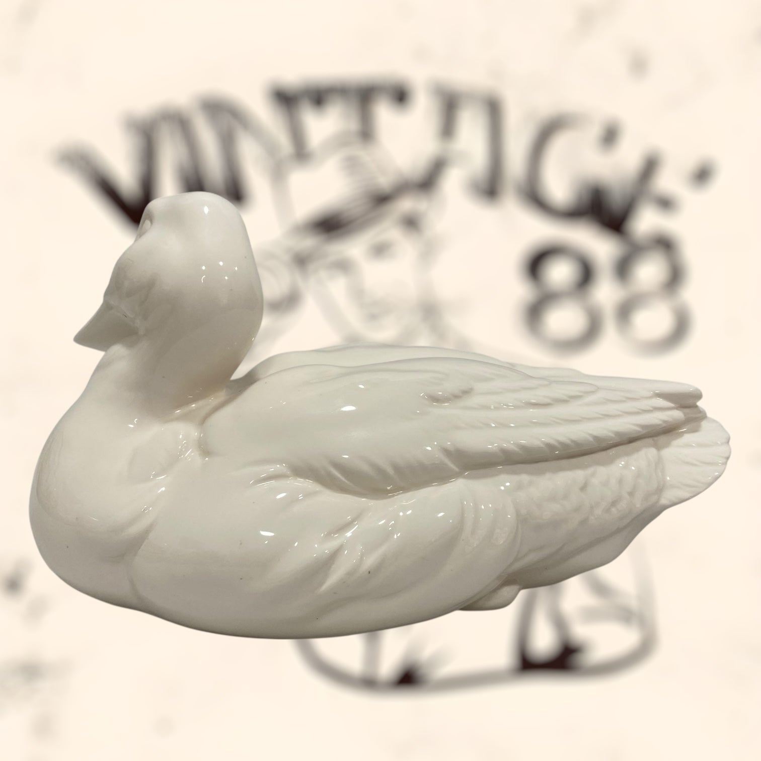 Pato de Cerámica Hispania de Manises vintage