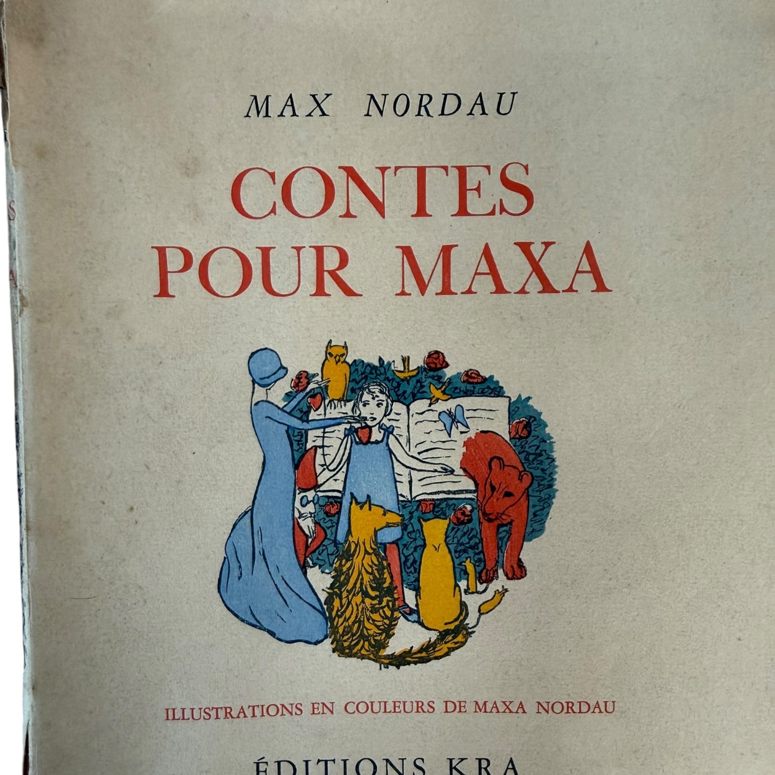 Libro Contes pour Maxa del año 1929