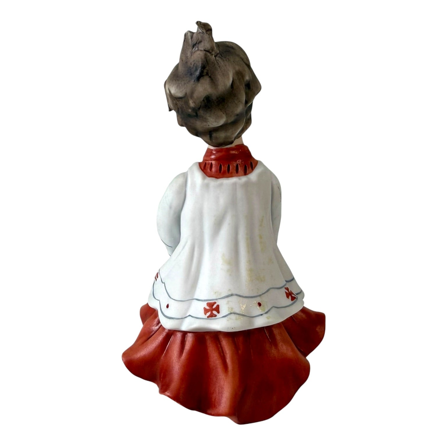Vintage italienisches Capodimonte Porzellan Ministranten-Set
