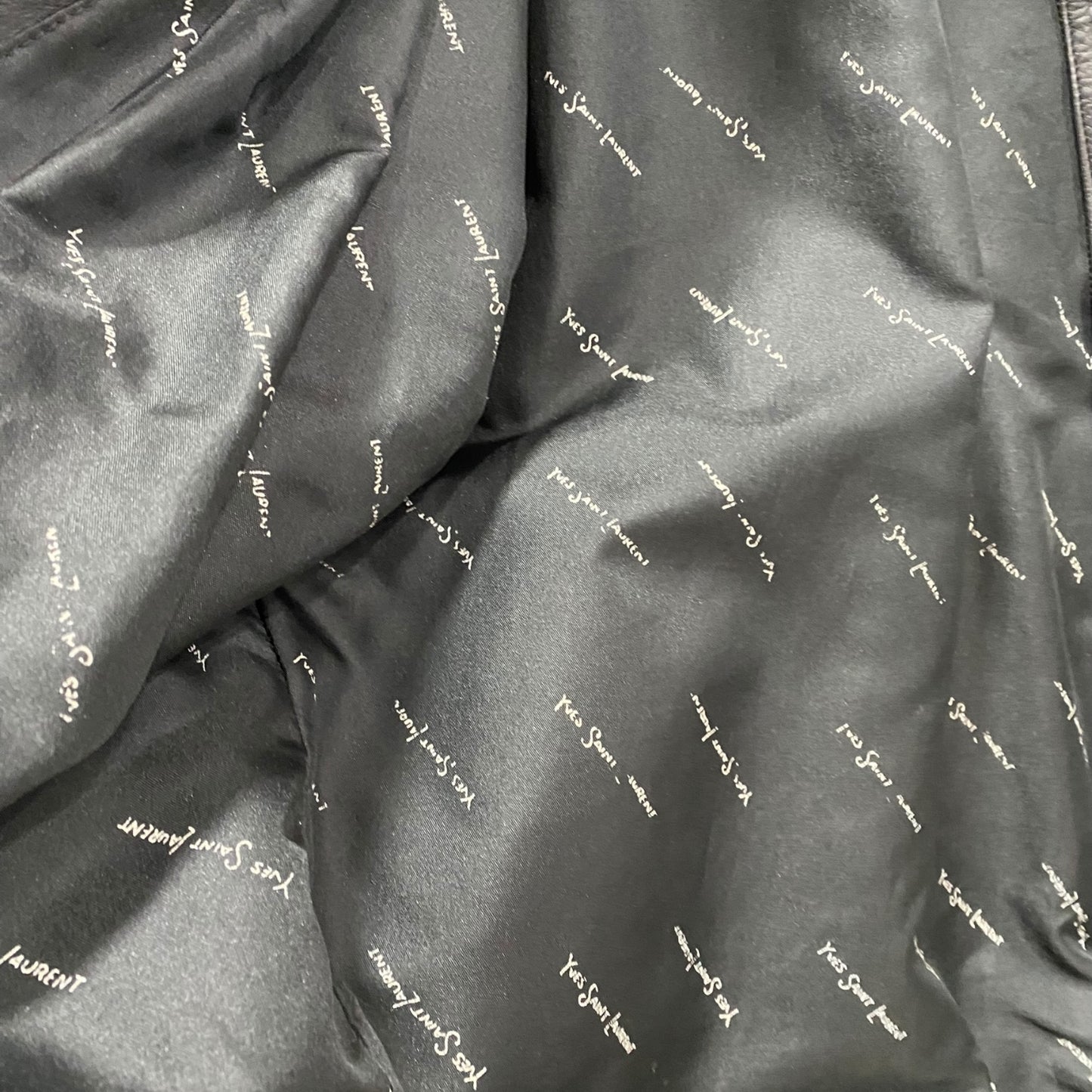 Chaqueta Yves Saint Laurent de cuero vintage