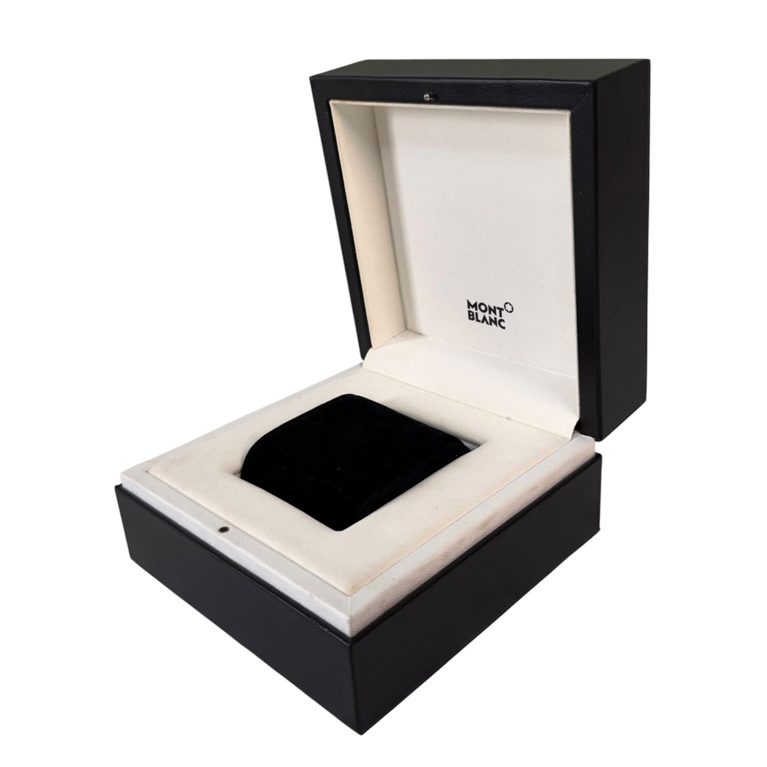 Set de Presentación Montblanc: Caja de Reloj, Estuche de Piel y documentos Meisterstück