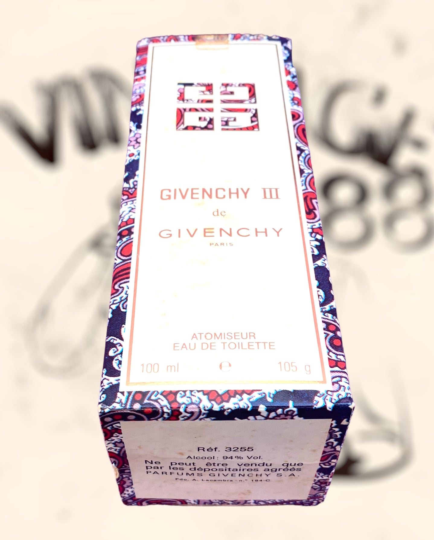 Perfume Givenchy III Paris 100ml antiguo