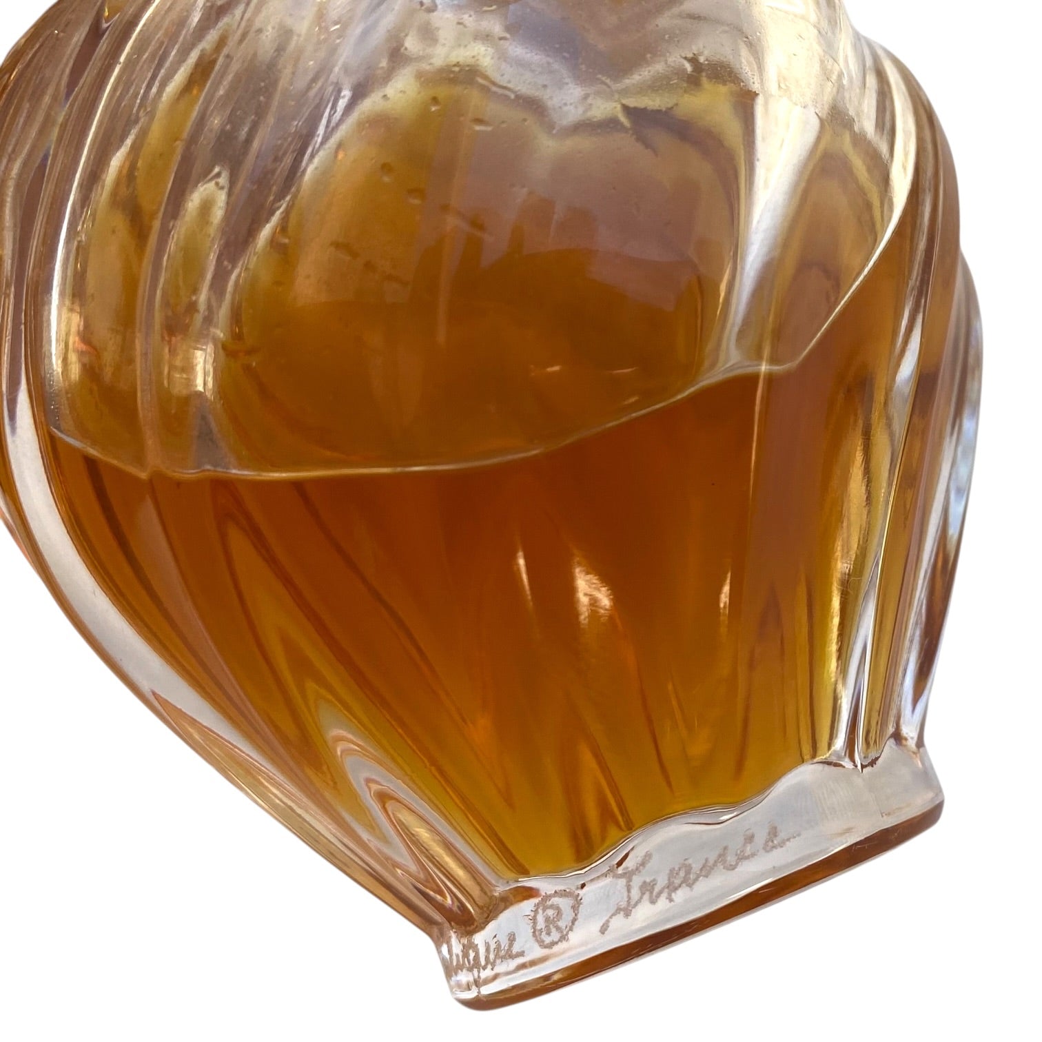 Frasco de perfume L’ Air Temp de Nina Ricci diseñado por Marc Lalique de 1948