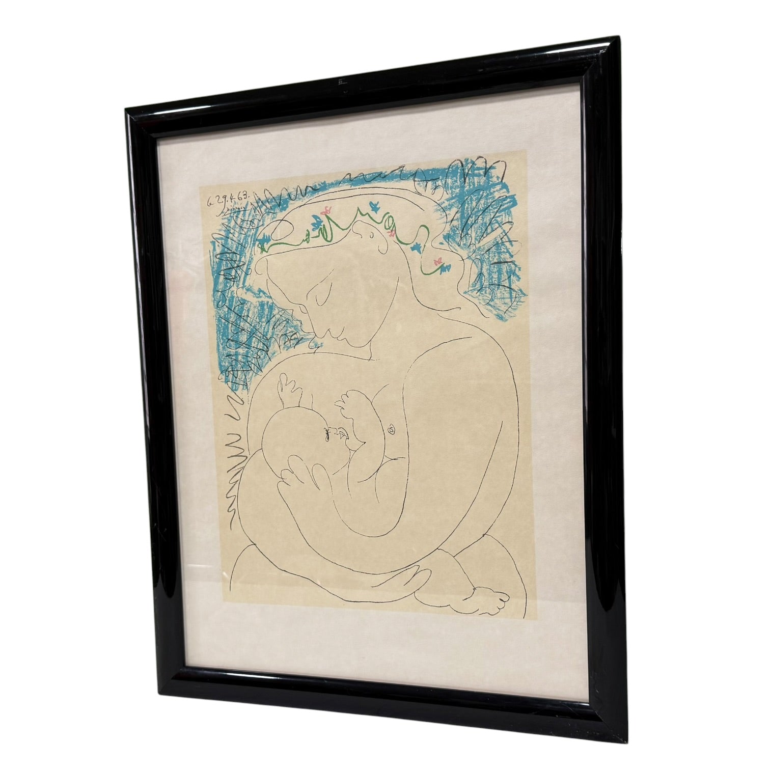 Litografía Maternidad de Pablo Picasso