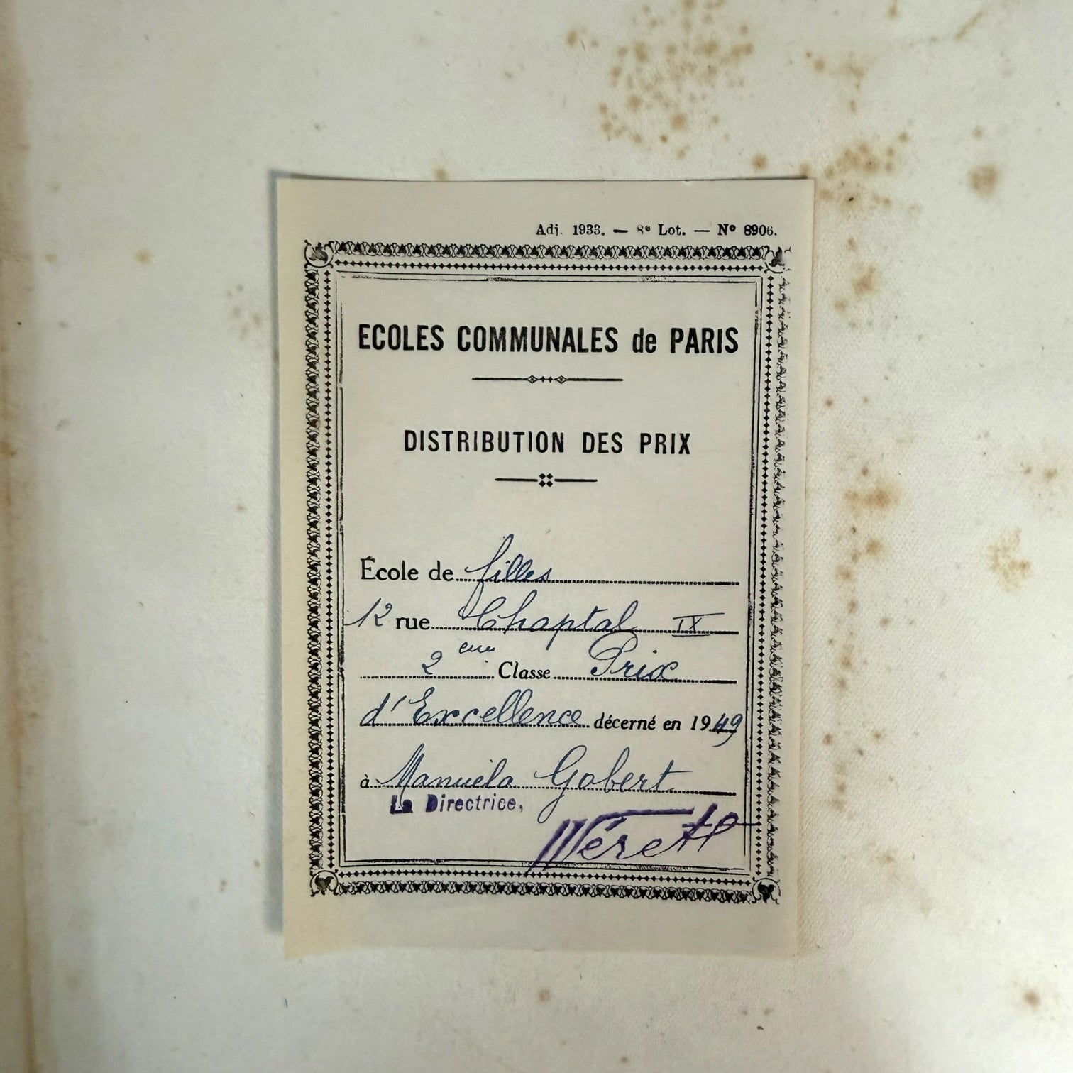 Libro Contes pour Maxa del año 1929