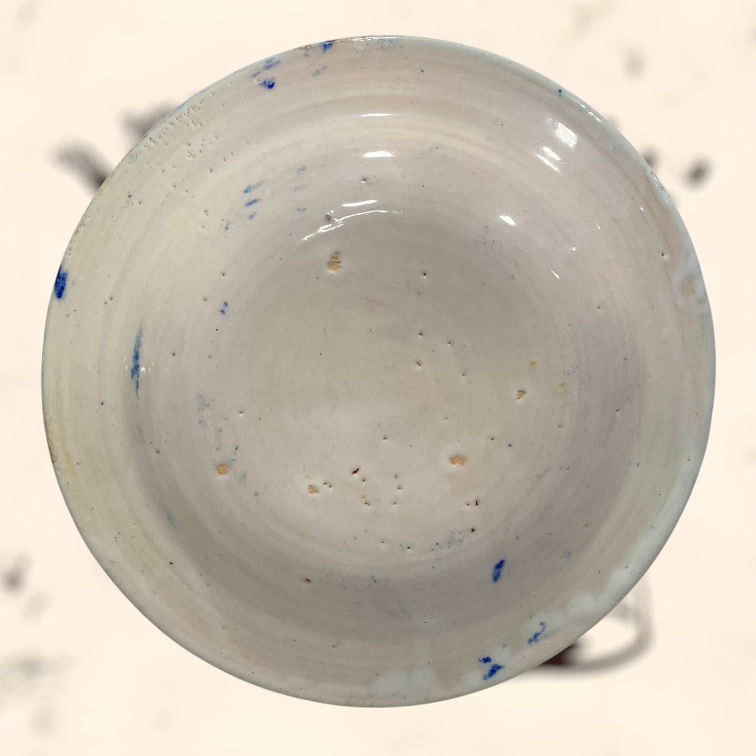 Plato de cerámica de Manises antiguo