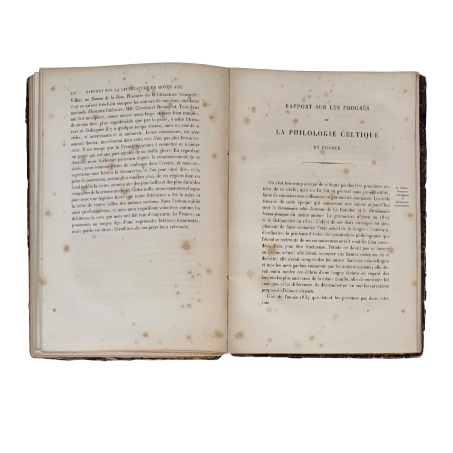 Libro Recueil de Rapports Francés de 1868