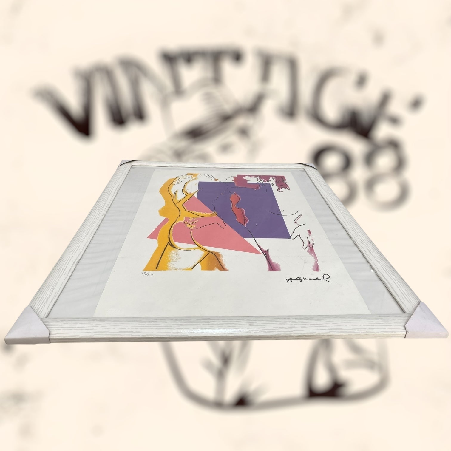 Litografía Love de Andy Warholl con certificado de autenticidad