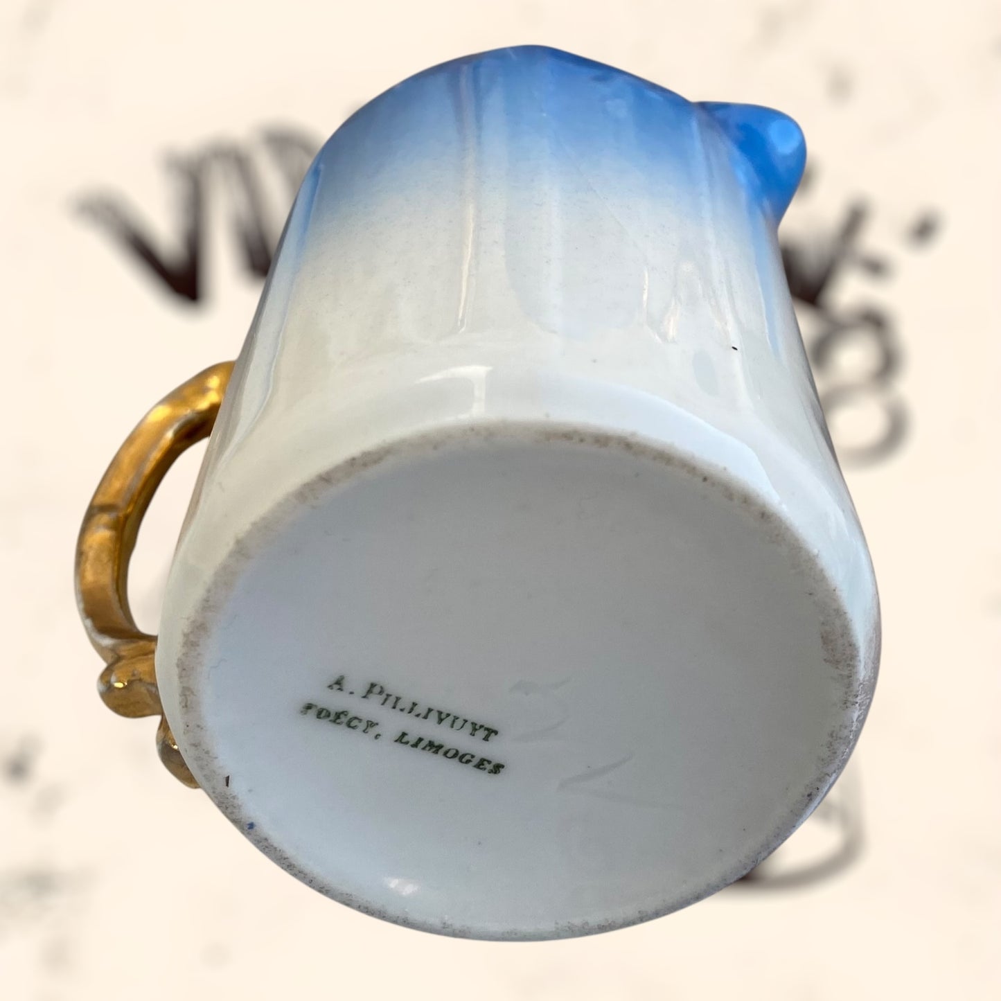 Juego de Té de porcelana Limoges (Albert Pillivuyt) S. XIX