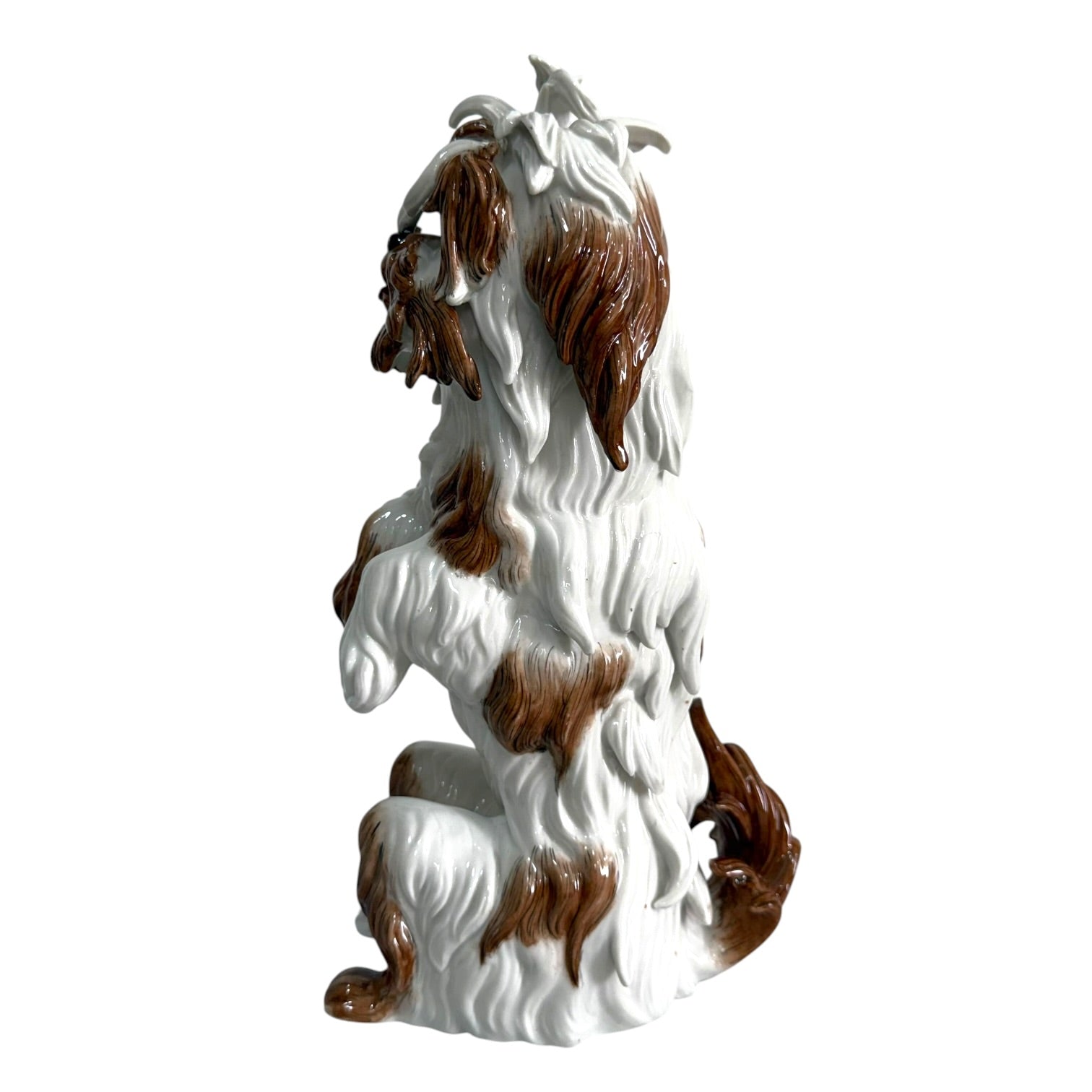 Figura perro Gos D’Atura Catalá de porcelana Algora de gran tamaño