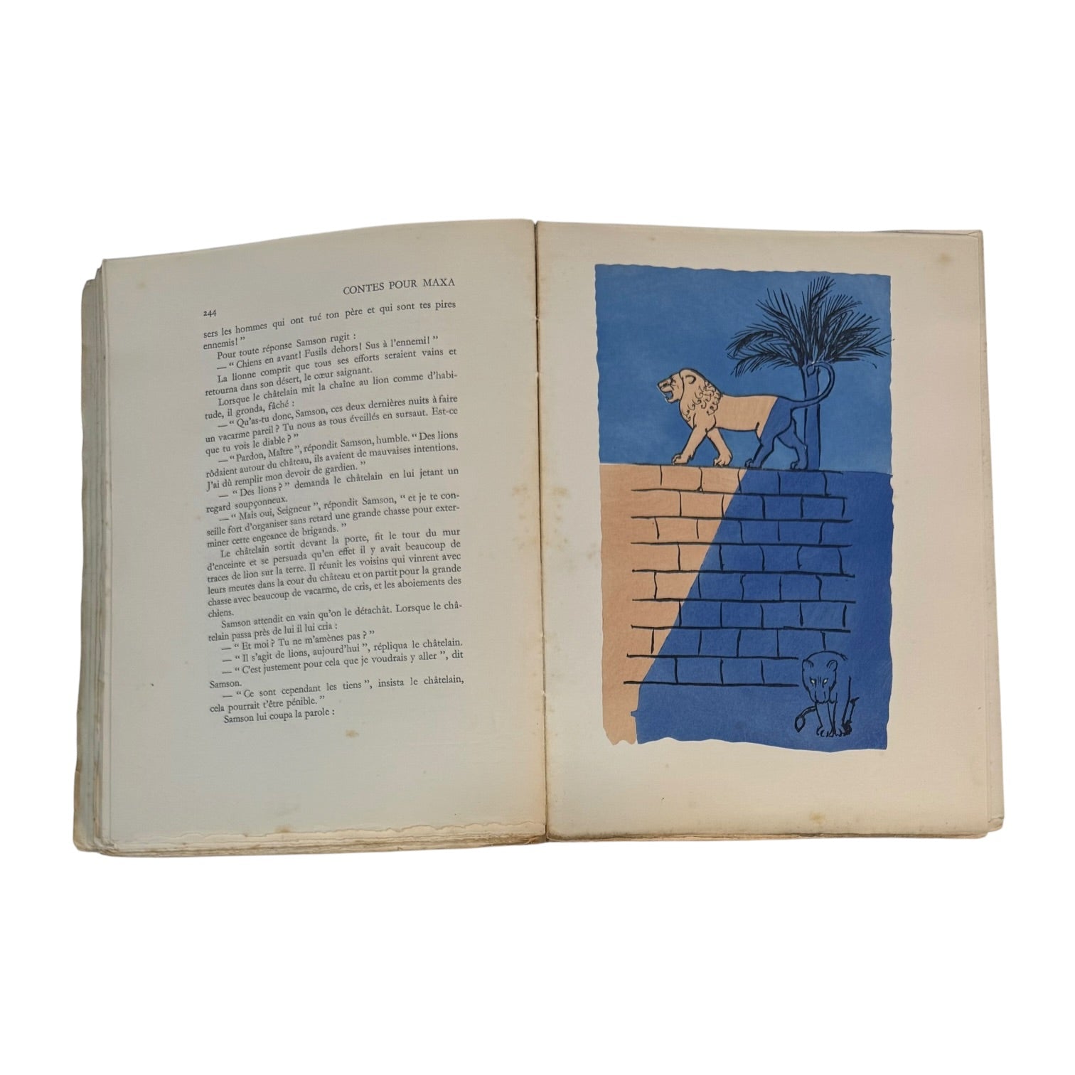 Libro Contes pour Maxa del año 1929