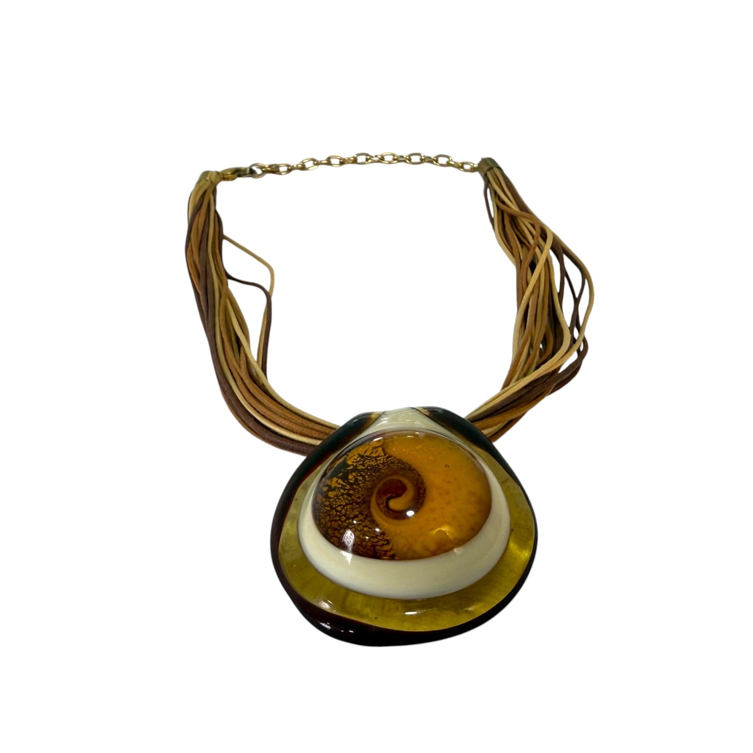 Collar Antica Murrina de cristal de Murano vintage