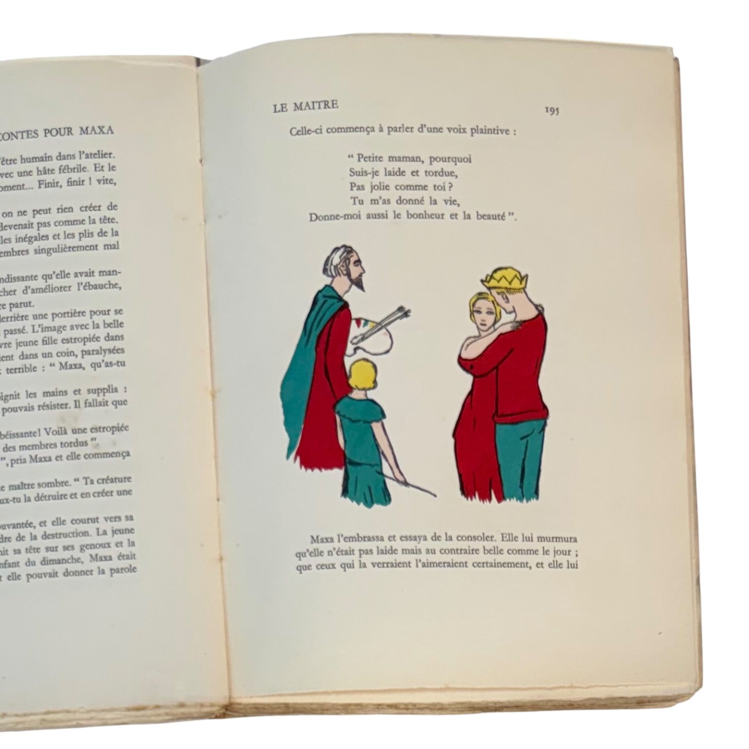 Libro Contes pour Maxa del año 1929