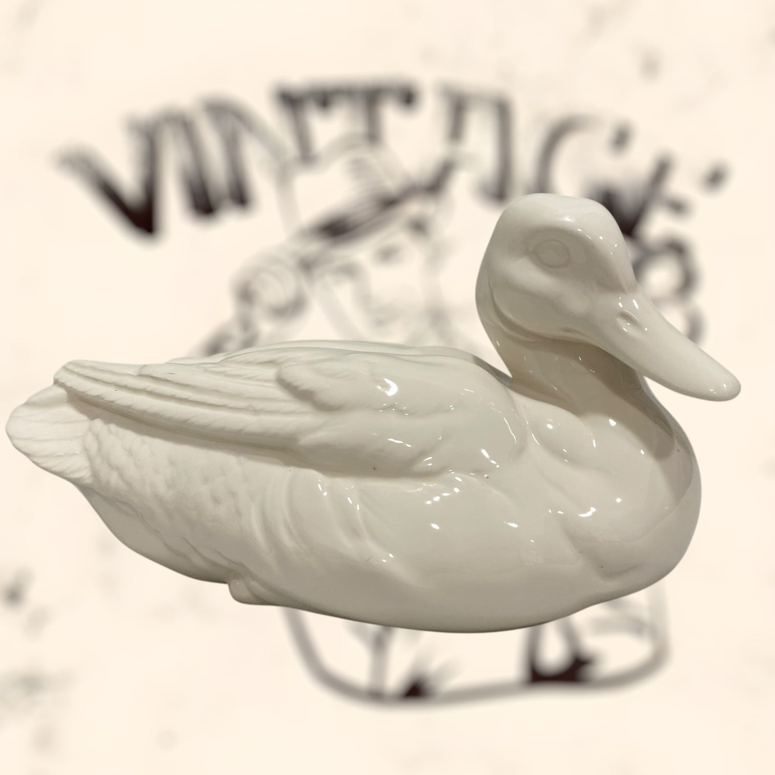 Pato de Cerámica Hispania de Manises vintage