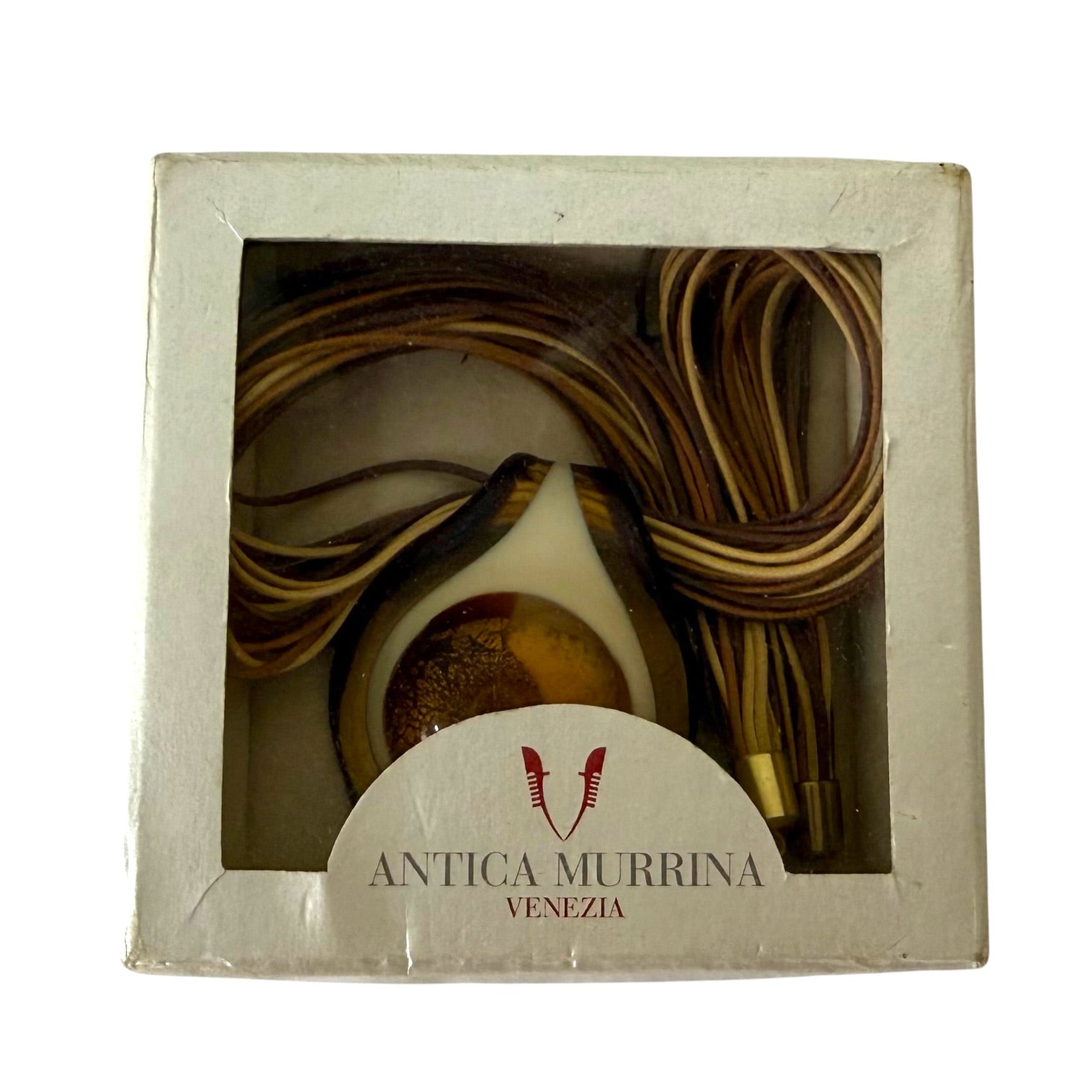 Collar Antica Murrina de cristal de Murano vintage