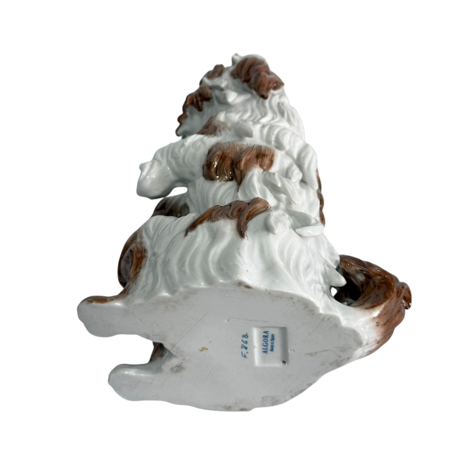 Figura perro Gos D’Atura Catalá de porcelana Algora de gran tamaño