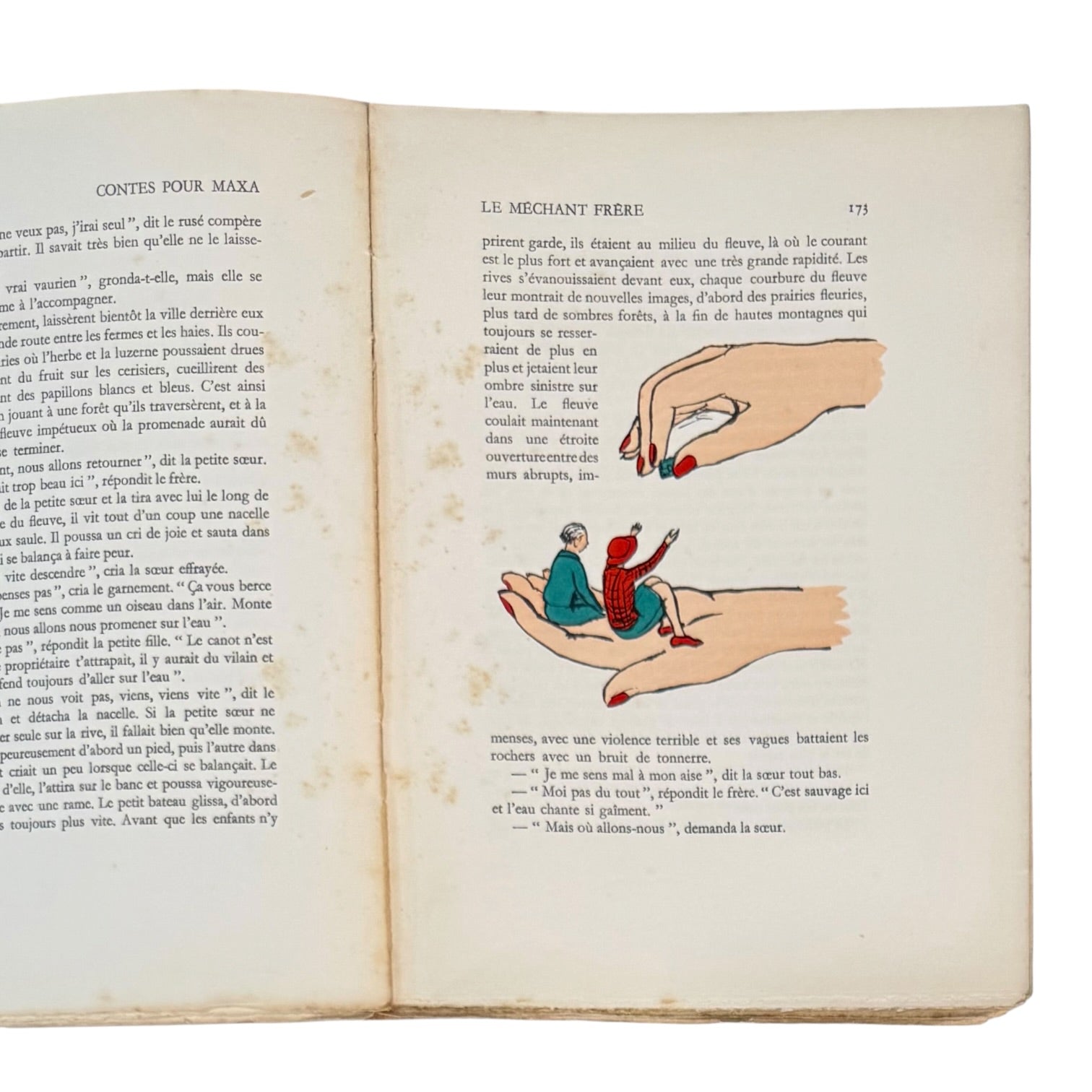 Libro Contes pour Maxa del año 1929