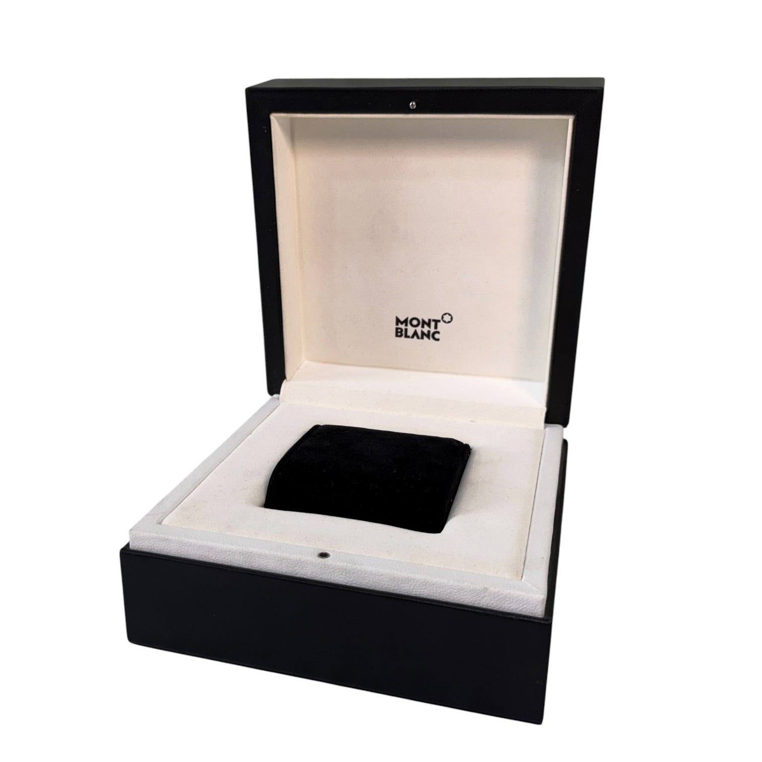 Set de Presentación Montblanc: Caja de Reloj, Estuche de Piel y documentos Meisterstück